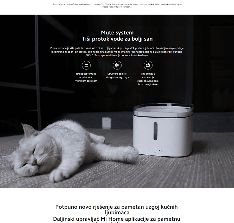 Xiaomi Smart Pet fontana