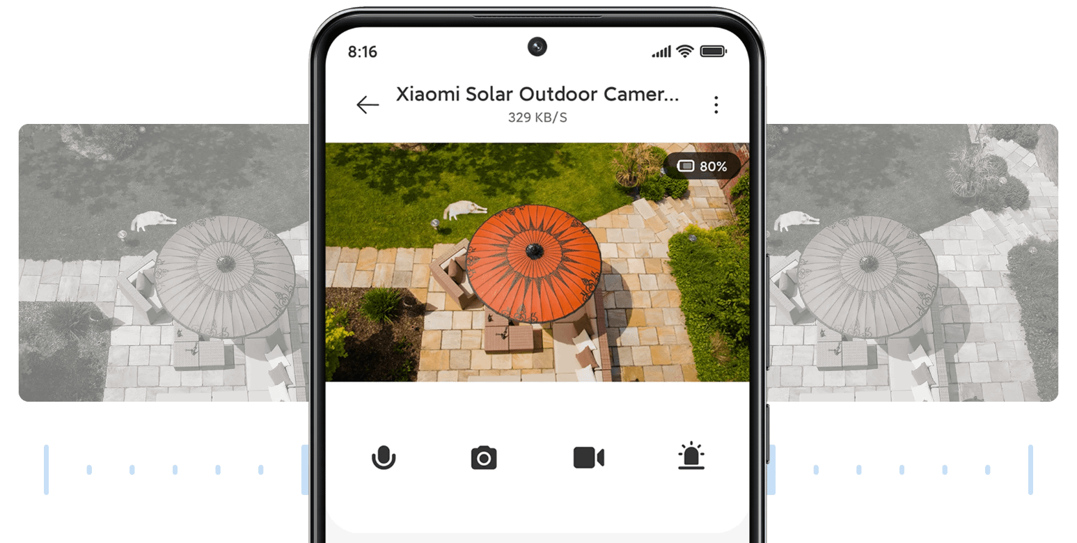 Xiaomi Solar Outdoor Camera BW400 Pro Set