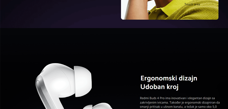 Xiaomi Redmi Buds 4 Pro (Midnight Black)