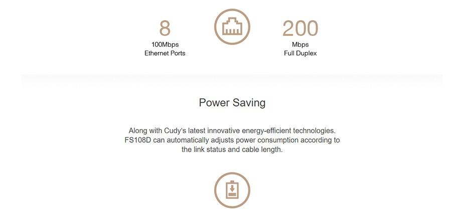 Cudy  FS108D