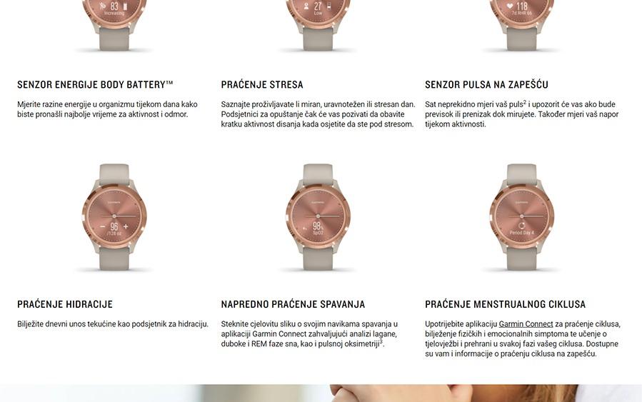 Garmin Vivomove 3S S Sport Blue Gold