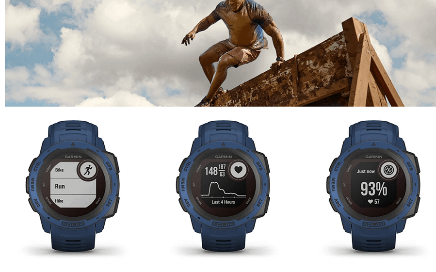 Garmin Instinct SOLAR (Flame Red)