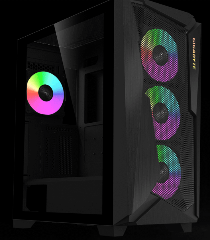 Gigabyte C301 GLASS (BLACK)