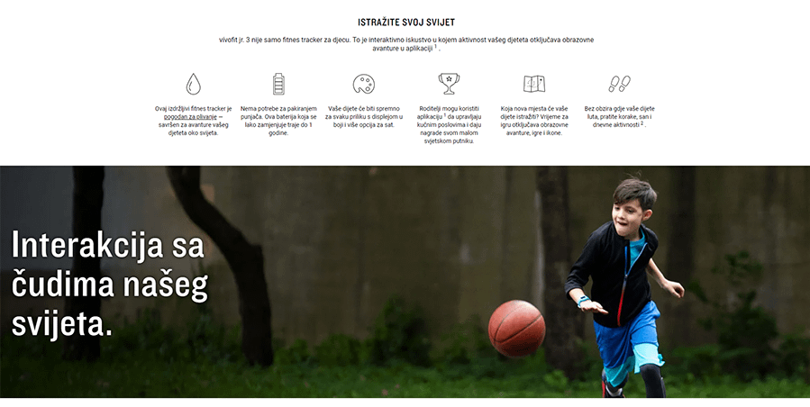 Garmin Vivofit JR3 Floral Pink - rozi