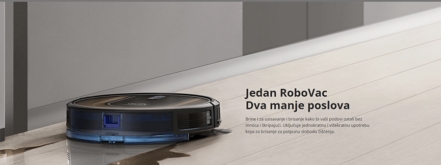 Eufy RoboVac G30 Hybrid (Crna)