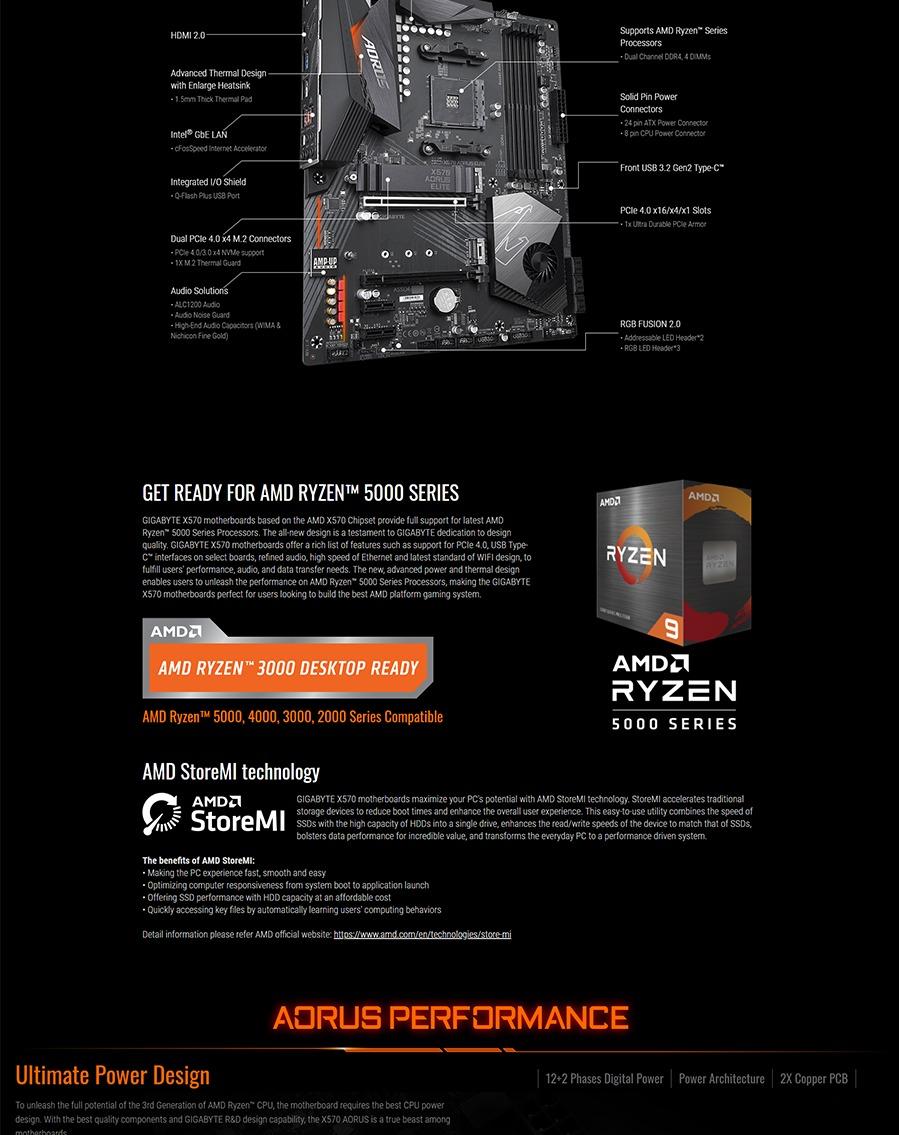 Gigabyte X570 AORUS ELITE