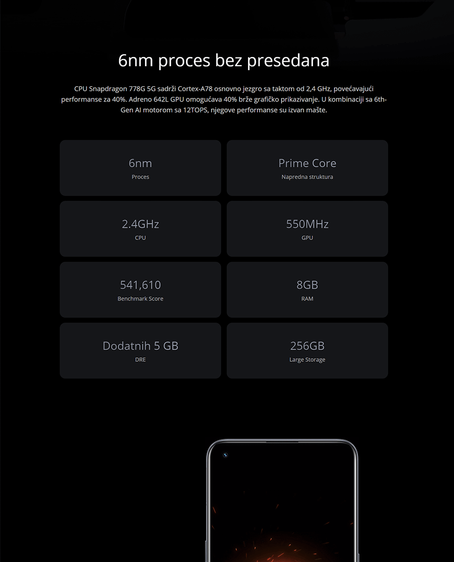 RealMe GT Master 6GB 128GB (Cosmos Black)