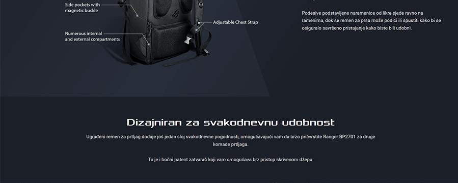 ASUS ROG Ranger BP2701