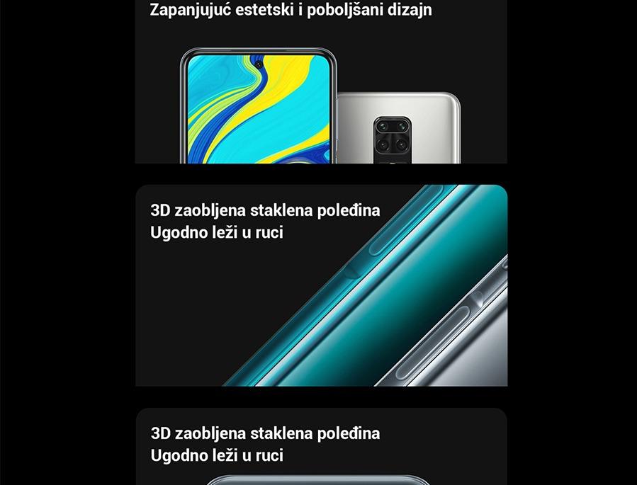 Xiaomi REDMI NOTE 9S 6GB 128GB GLACIER WHITE