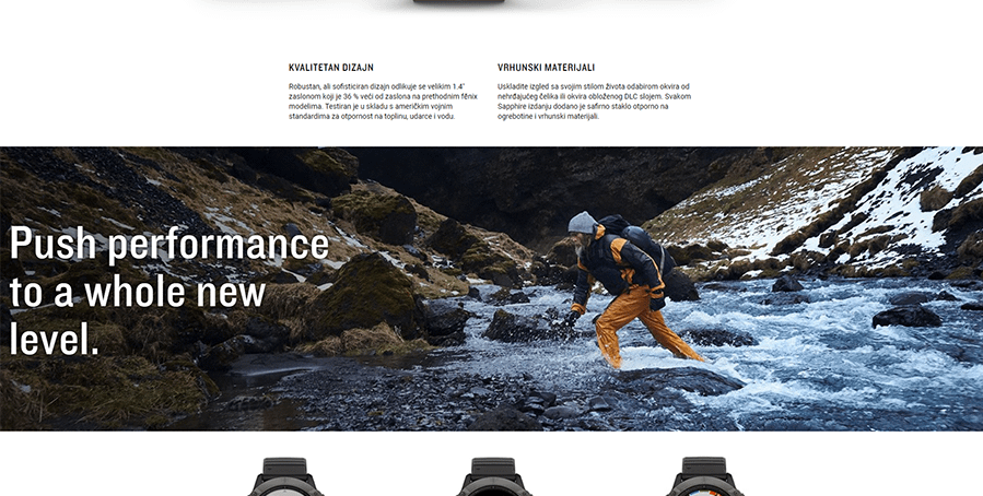 Garmin Fenix 6X Sapphire (Crno-Siva)