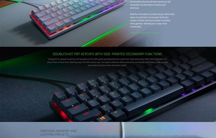 Razer Huntsman Mini Mercury Edition