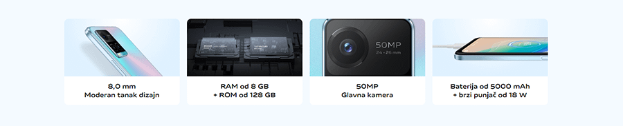 Vivo Y33s 8GB 128GB (Mirror Black)