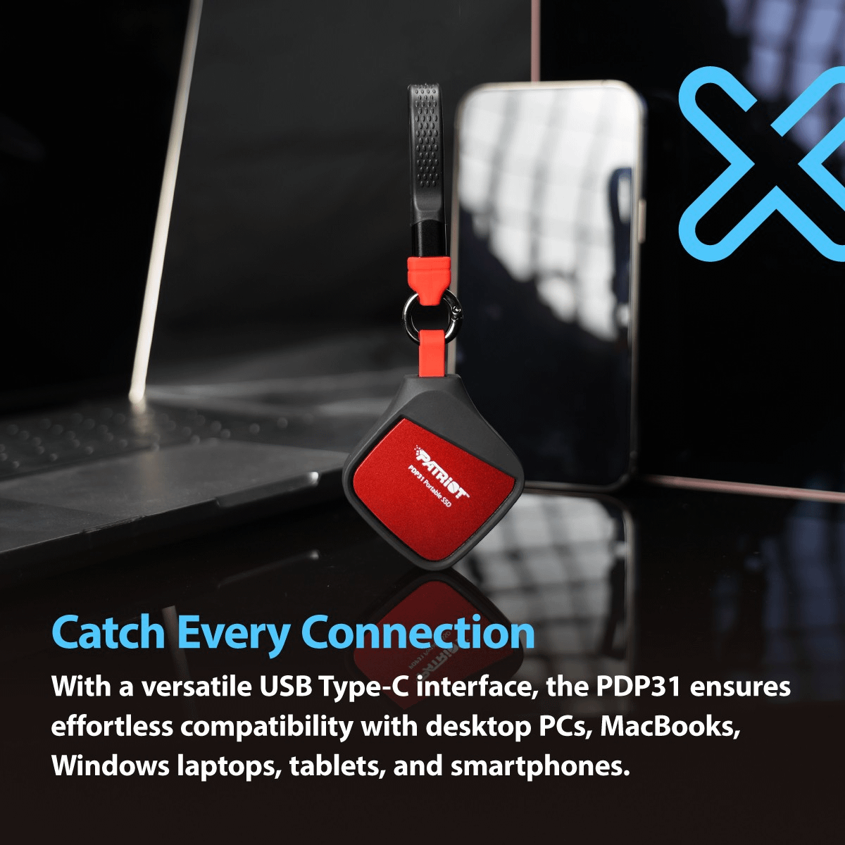 Patriot PDP31 500GB eksterni SSD disk 