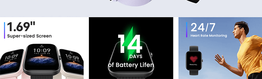 Xiaomi Amazfit Bip 3 (Pink)