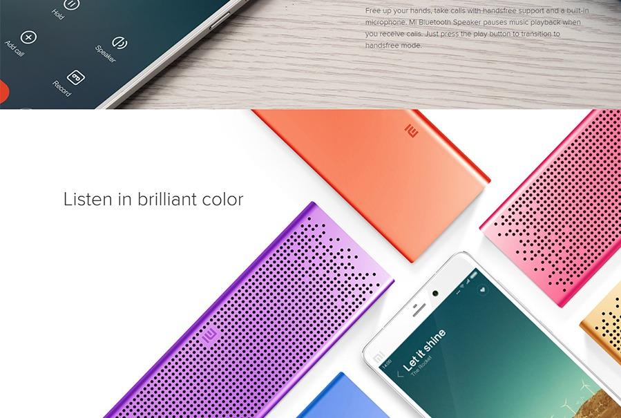 Xiaomi Mi Bluetooth Speaker Blue