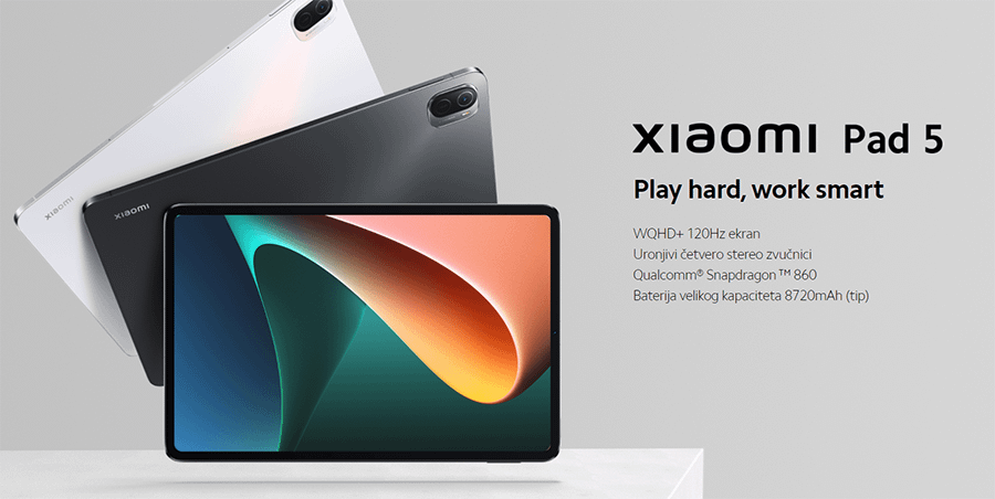 Xiaomi Pad 5 128GB Cosmic Gray (Siva)