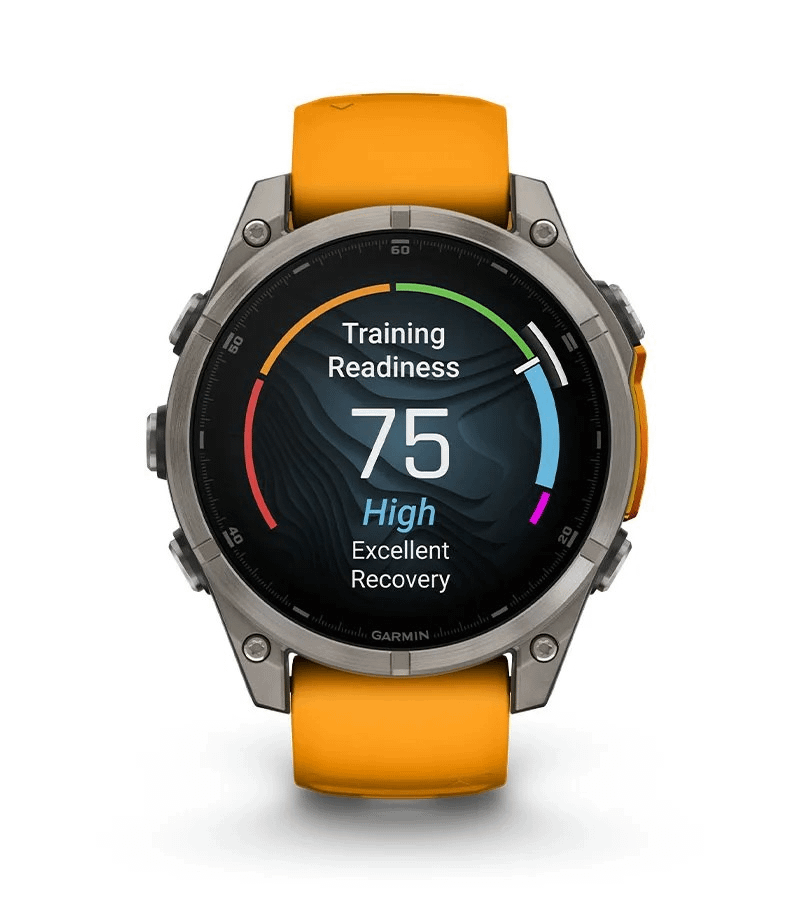 Garmin  Fenix 8 47mm Sapphire Titanium Orange