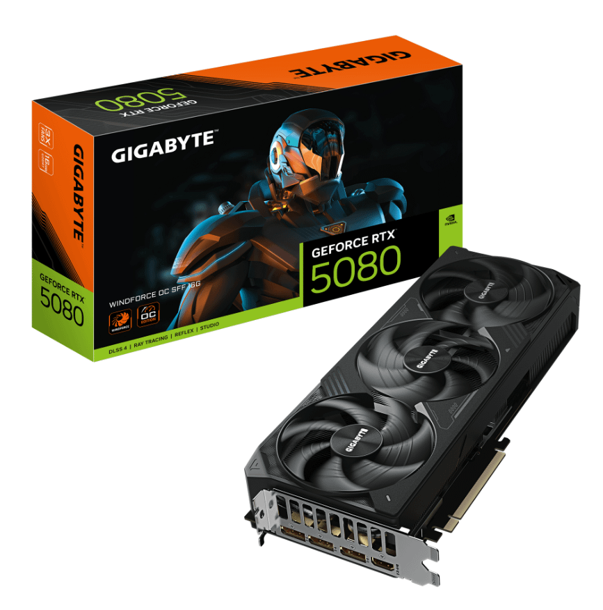 Gigabyte GeForce RTX 5080 WINDFORCE OC SFF 16G grafička kartica