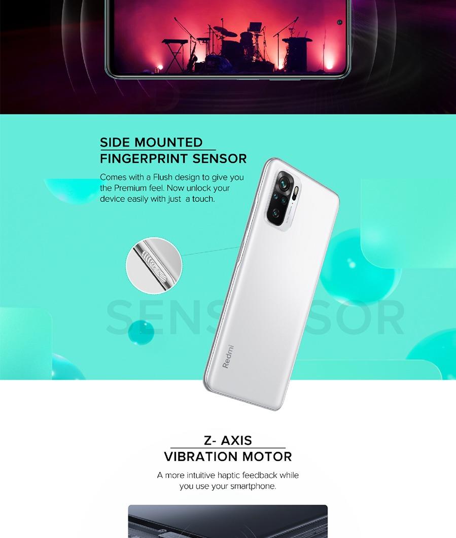 Xiaomi REDMI NOTE 10 EU 4GB 128GB (ONYX GREY)