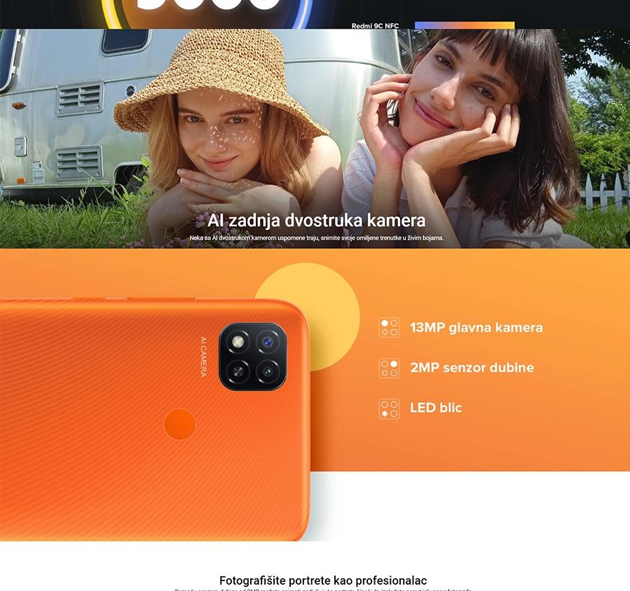 Xiaomi Redmi 9C NFC 3GB 64GB Midnight GREY