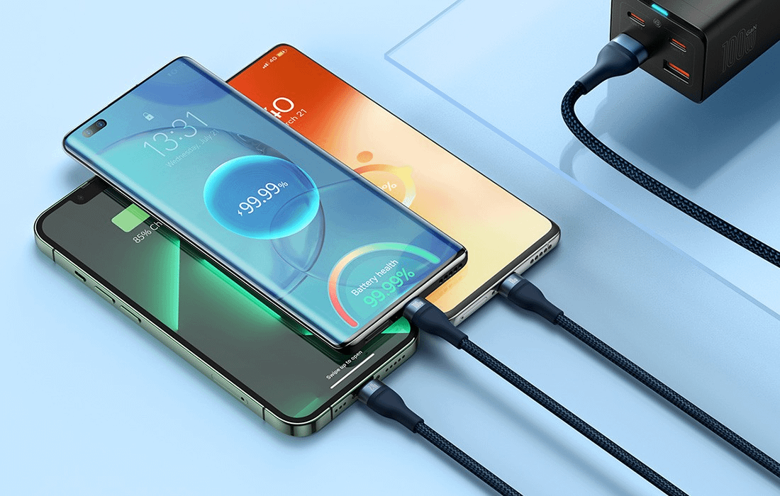 Baseus Flash 3-in-1 100W 1.2m Blue