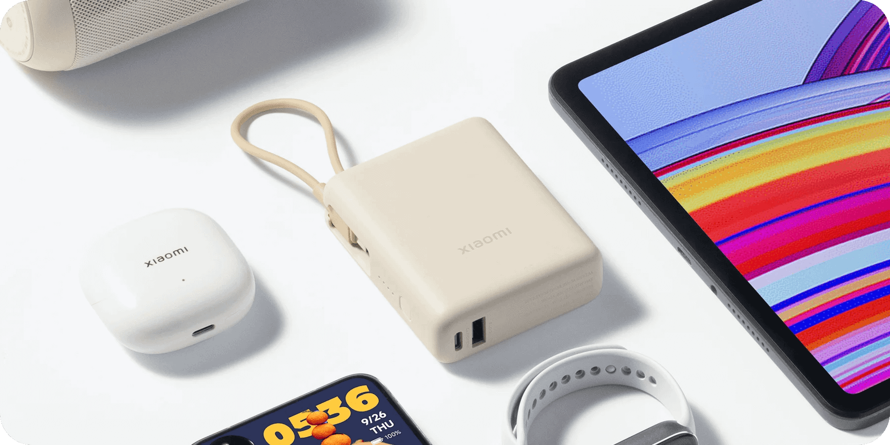 Xiaomi 33W Power Bank 10000 (Integrated Cable) Tan