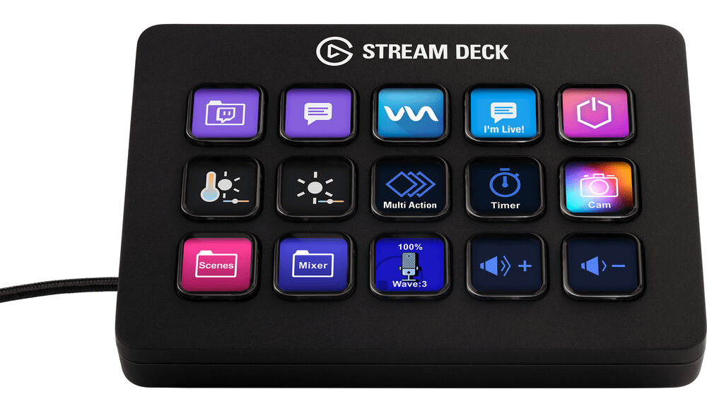 ELGATO STREAM DECK BLACK 15-CLASSIC KEYS