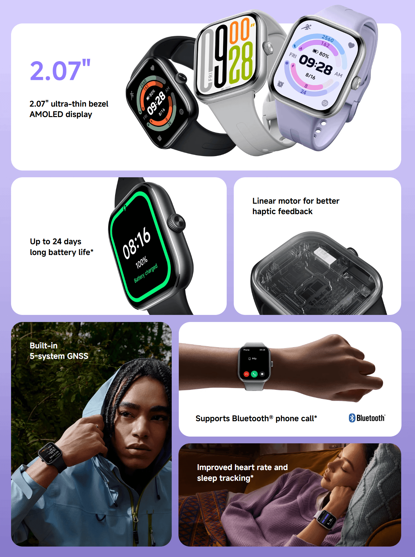 Xiaomi Redmi Watch 5 Lavander Purple