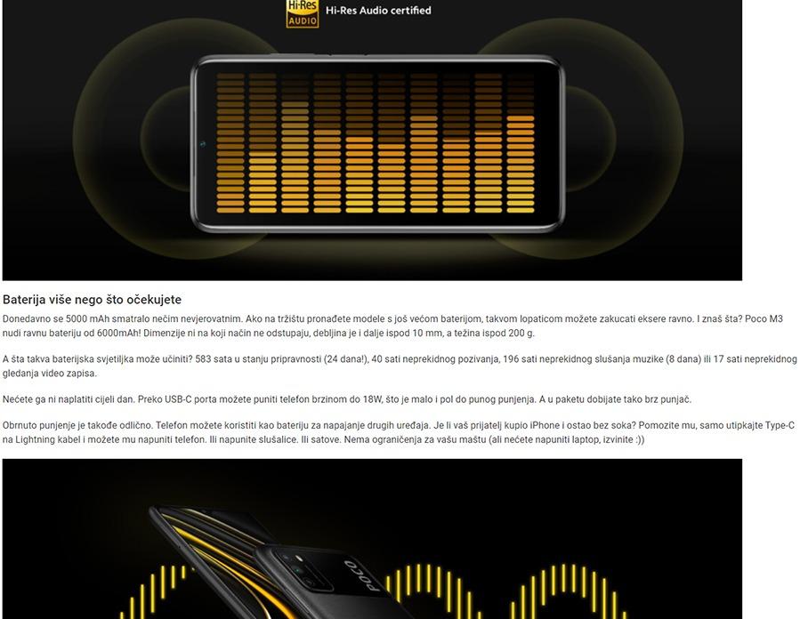 Xiaomi Poco M3 4GB 128GB Poco Yellow