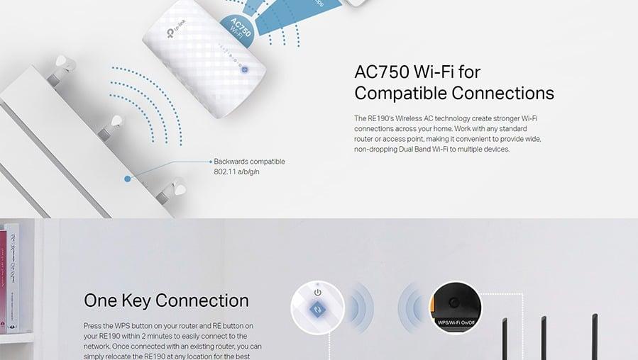 TP LINK RE190