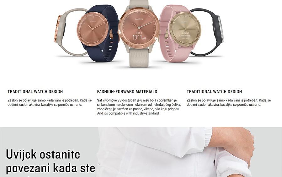 Garmin Vivomove 3S S Sport Blue Gold