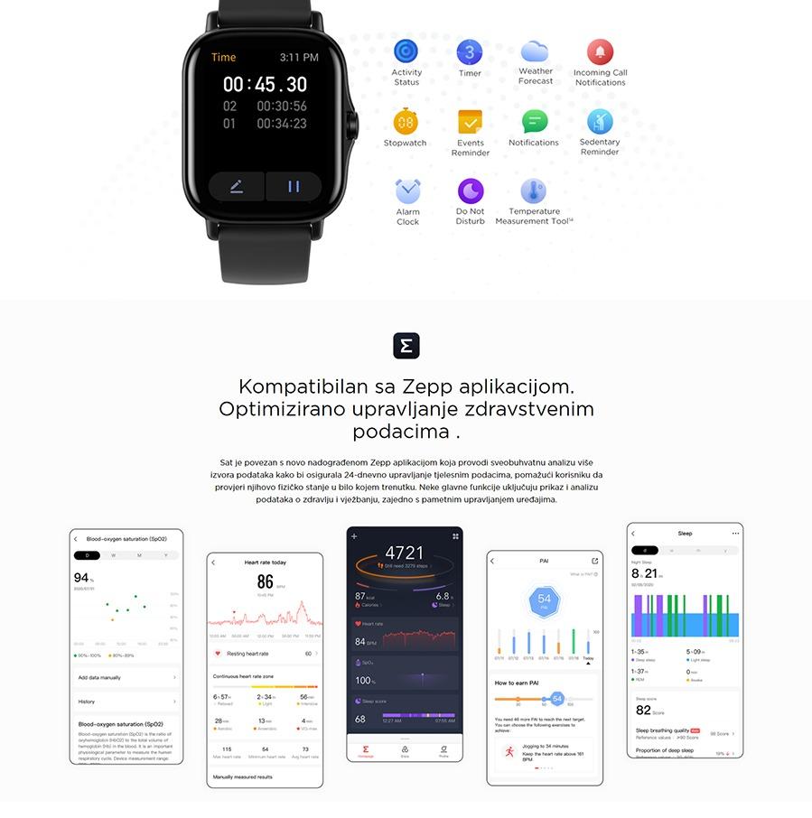 Xiaomi Amazfit GTS 2e Moss green