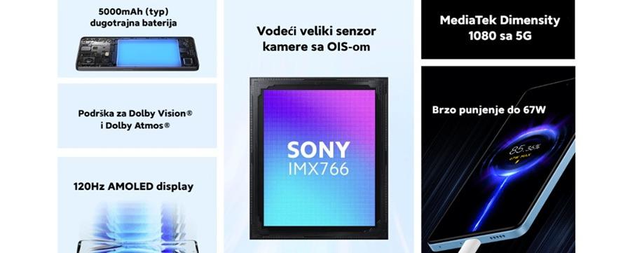 Xiaomi Redmi Note 12 Pro 5G (6GB 128GB) Sky Blue