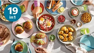 Philips NA555/00 Steam Airfryer Dual Basket 