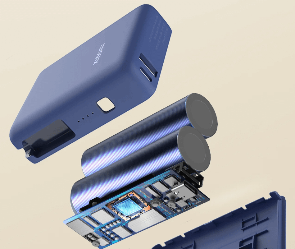 Xiaomi 33W Power Bank 10000 (Integrated Cable) Tan