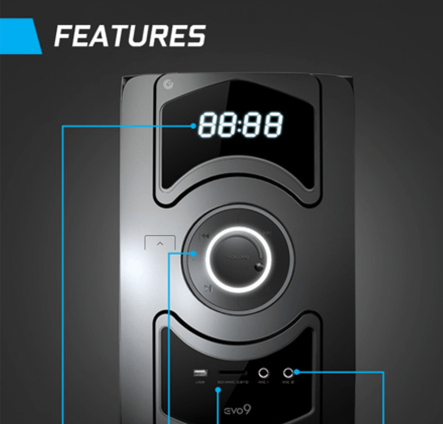 SONICGEAR EVO 9 PRO BTMI (2021)