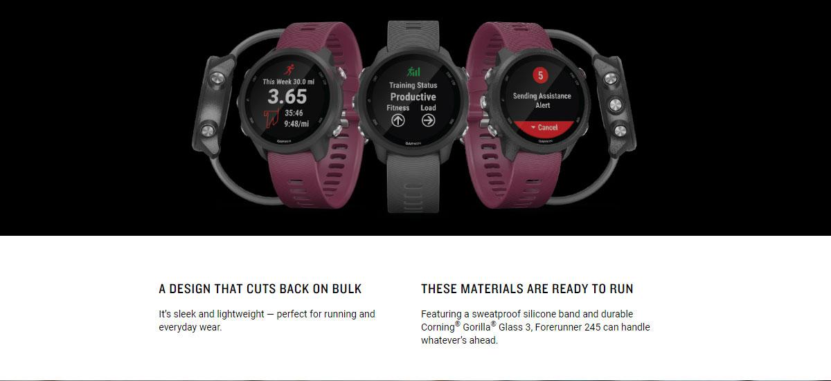 Garmin FORERUNNER 245 Slate gray