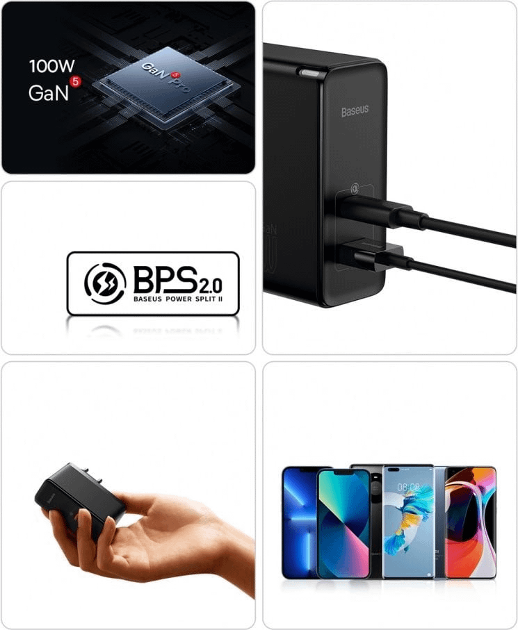 Baseus GaN5 Pro USB-C 100W