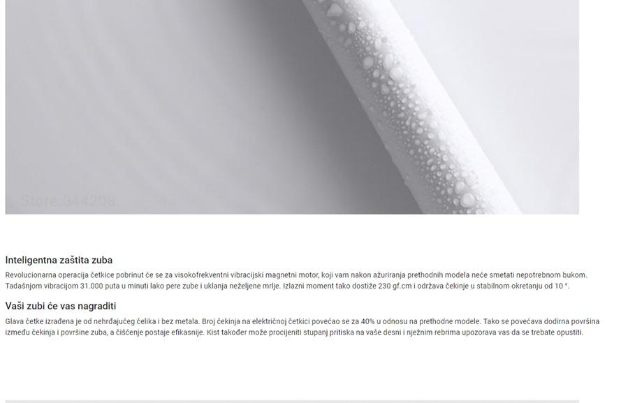 Xiaomi Mi Electric Toothbrush T500 (Bijela)