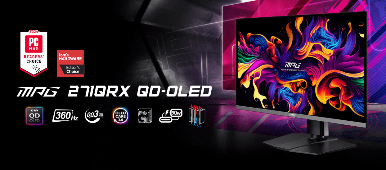 MSI MPG 271QRX QD-OLED monitor