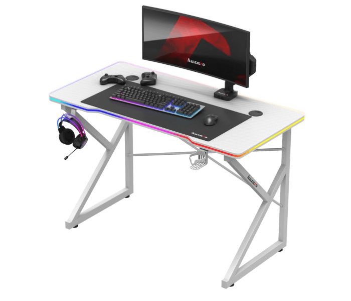 Huzaro Hero 1.7 RGB White gaming sto
