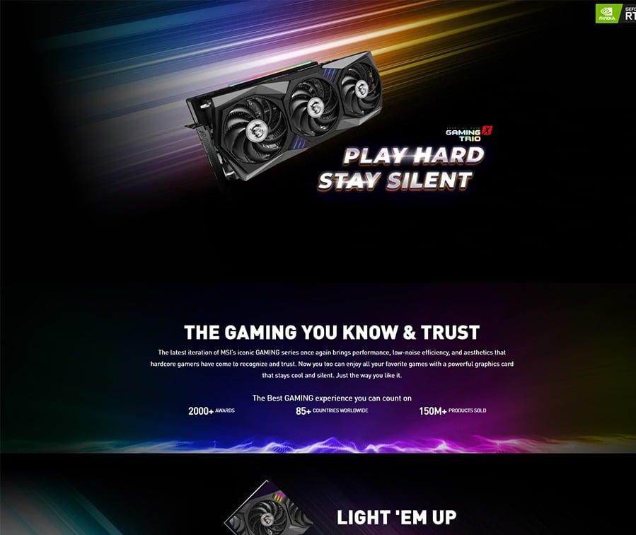 MSI RTX 3070 GAMING X TRIO