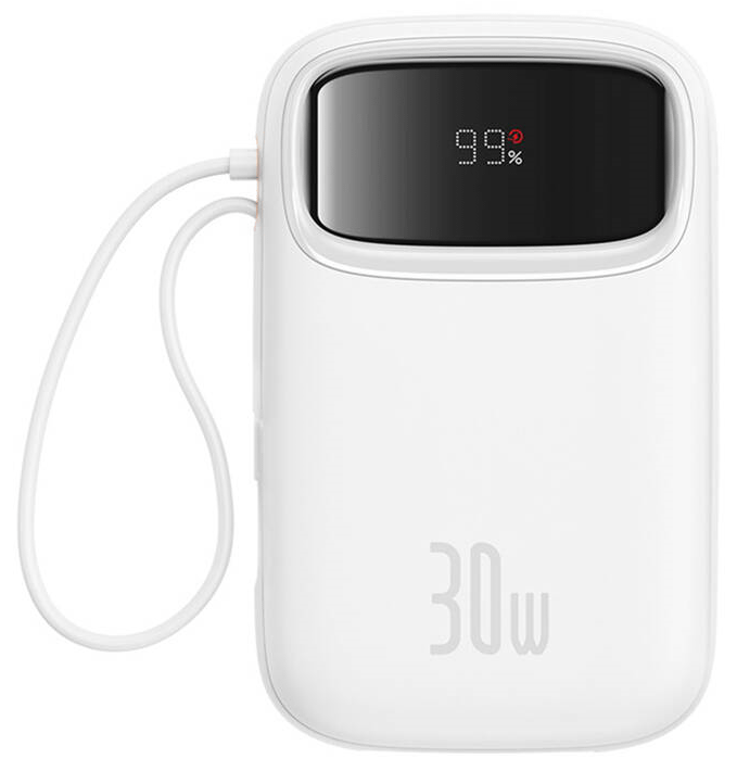 Baseus QPow 2 10000mAh 30W powerbank (White)