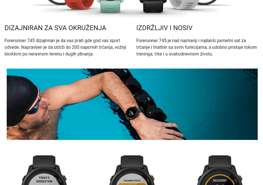 Garmin Forerunner 745 (Neo Tropic)