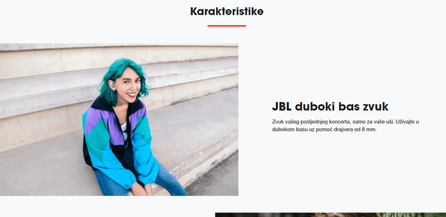 JBL Wave 100 TWS (Bijela)