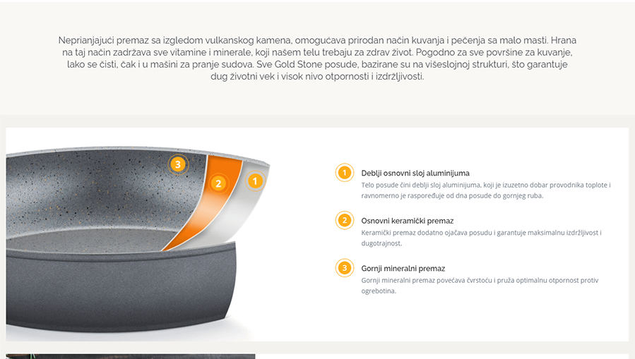 RosMarino Vok Gold Stone