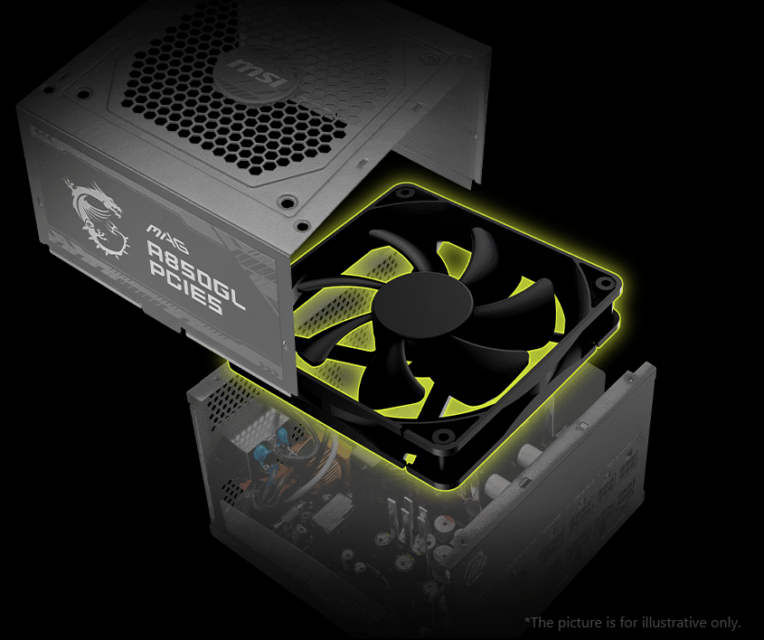 MSI MAG A850GL PCIE5 napajanje