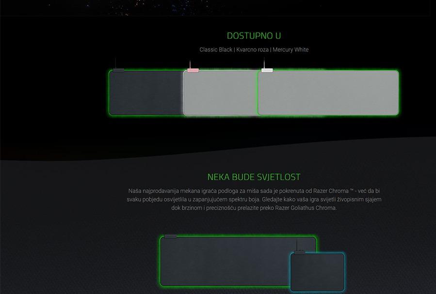 Razer Goliathus Chroma Extended Soft Mercury