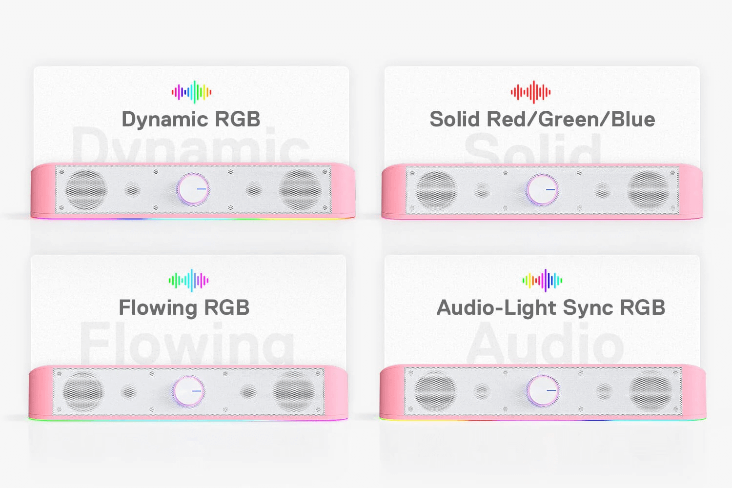 Redragon Adiemus GS560 White gaming soundbar