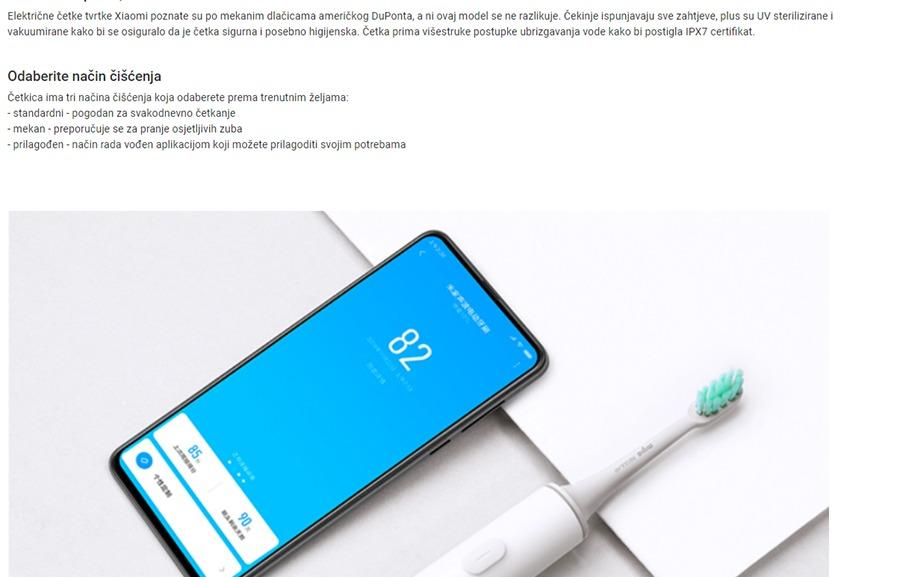 Xiaomi Mi Electric Toothbrush T500 (Bijela)